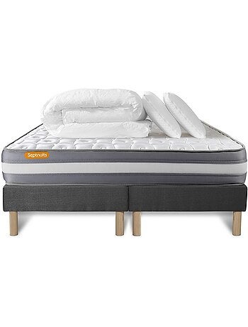 Pack Prêt à dormir avec Matelas Mémoire de forme Septnuits