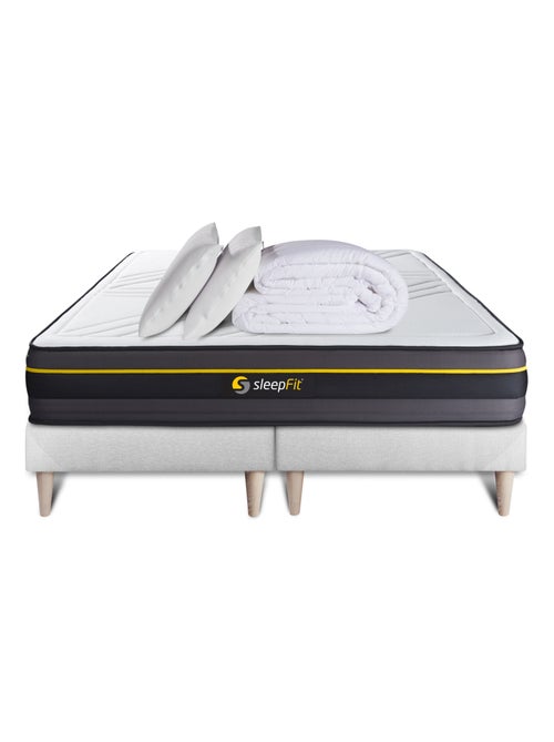 Pack Prêt à dormir avec Matelas Mémoire de forme Sleepfit - Kiabi