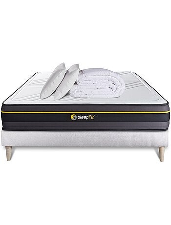 Pack Prêt à dormir avec Matelas Mémoire de forme Sleepfit