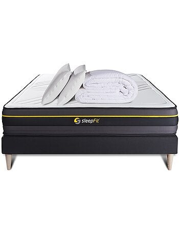 Pack Prêt à dormir avec Matelas Mémoire de forme Sleepfit