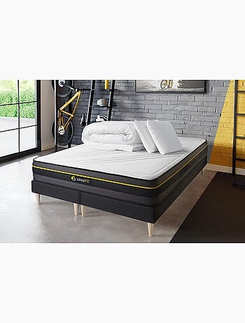 Pack Prêt à dormir avec Matelas Mémoire de forme Sleepfit