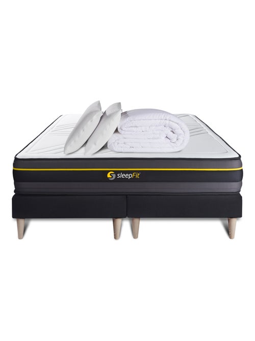 Pack Prêt à dormir avec Matelas Mémoire de forme Sleepfit - Kiabi