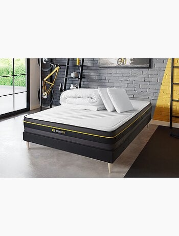 Pack Prêt à dormir avec Matelas Mémoire de forme Sleepfit