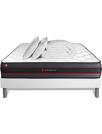 Pack Prêt à dormir avec Matelas Mémoire de forme Somness