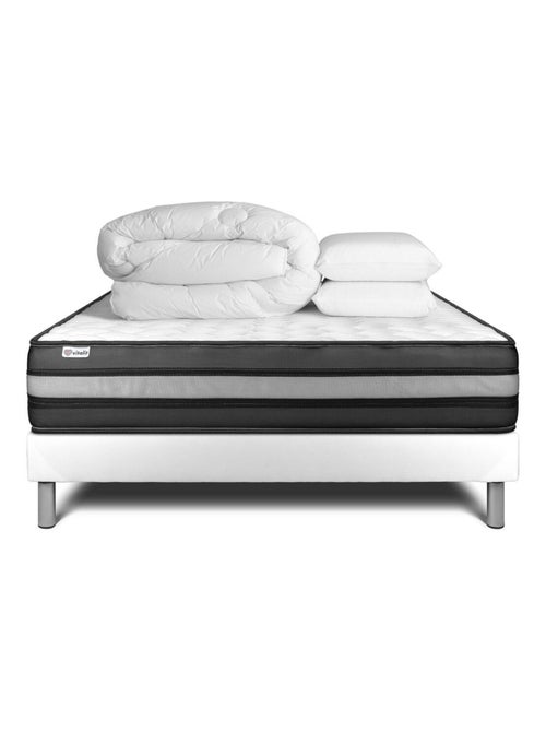 Pack Prêt à dormir avec Matelas Mousse polyuréthane à mémoire de forme VITALIT - Kiabi