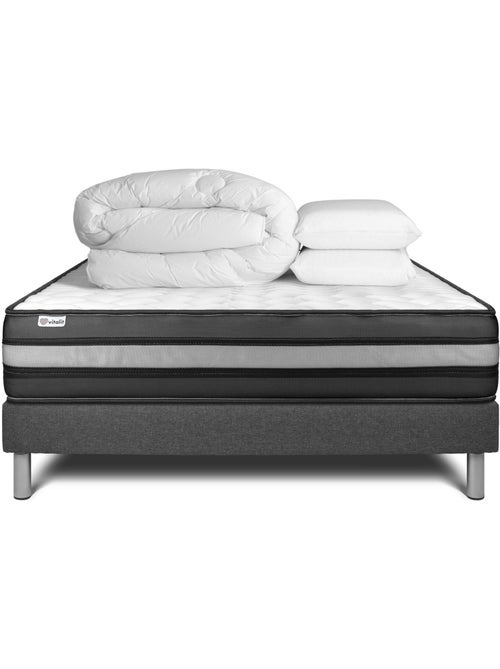 Pack Prêt à dormir avec Matelas Mousse polyuréthane à mémoire de forme VITALIT - Kiabi