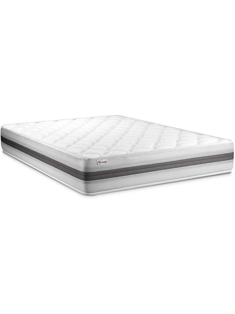 Pack Prêt à dormir avec Matelas Mousse polyuréthane à mémoire de forme VITALIT Noir - Kiabi