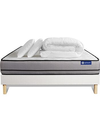 Pack Prêt à dormir avec Matelas Ressorts ensachés ACTISOM