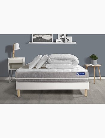 Pack Prêt à dormir avec Matelas Ressorts ensachés ACTISOM