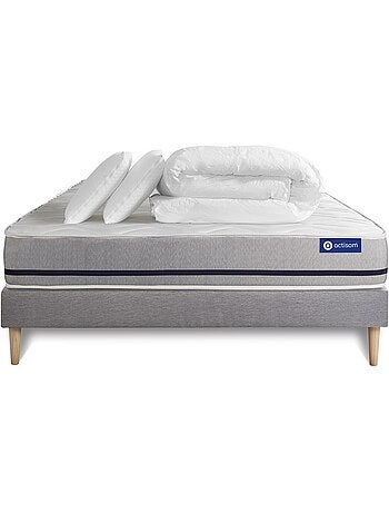 Pack Prêt à dormir avec Matelas Ressorts ensachés ACTISOM