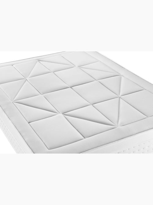 Pack Prêt à dormir avec Matelas Ressorts ensachés et mémoire de forme LITIER DELUXE - Kiabi