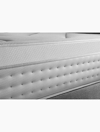 Pack Prêt à dormir avec Matelas Ressorts ensachés et mémoire de forme LITIER DELUXE