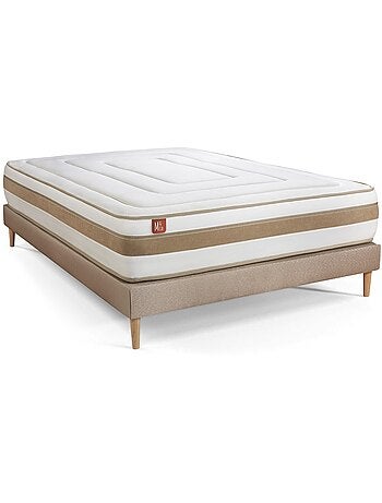 Pack Prêt à dormir avec Matelas Ressorts ensachés et mémoire de forme Marmottes & Co