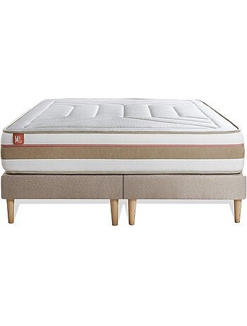Pack Prêt à dormir avec Matelas Ressorts ensachés et mémoire de forme Marmottes & Co