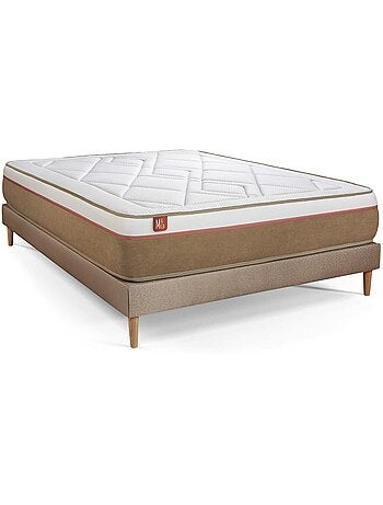 Pack Prêt à dormir avec Matelas Ressorts ensachés et mémoire de forme Marmottes & Co