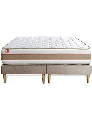 Pack Prêt à dormir avec Matelas Ressorts ensachés et mémoire de forme Marmottes & Co