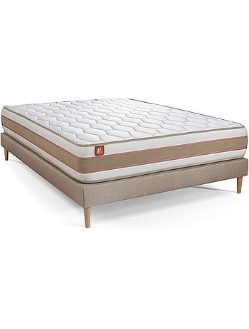Pack Prêt à dormir avec Matelas Ressorts ensachés et mémoire de forme Marmottes & Co