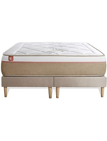 Pack Prêt à dormir avec Matelas Ressorts ensachés et mémoire de forme Marmottes & Co