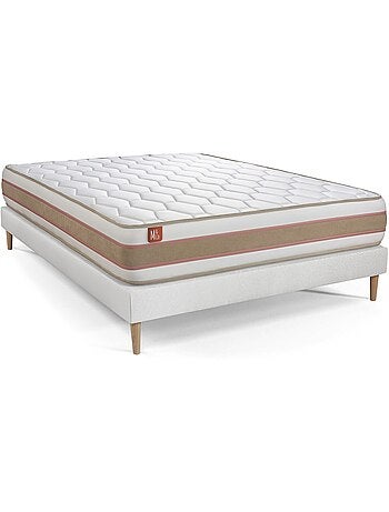 Pack Prêt à dormir avec Matelas Ressorts ensachés et mémoire de forme Marmottes & Co