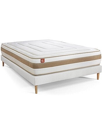 Pack Prêt à dormir avec Matelas Ressorts ensachés et mémoire de forme Marmottes & Co