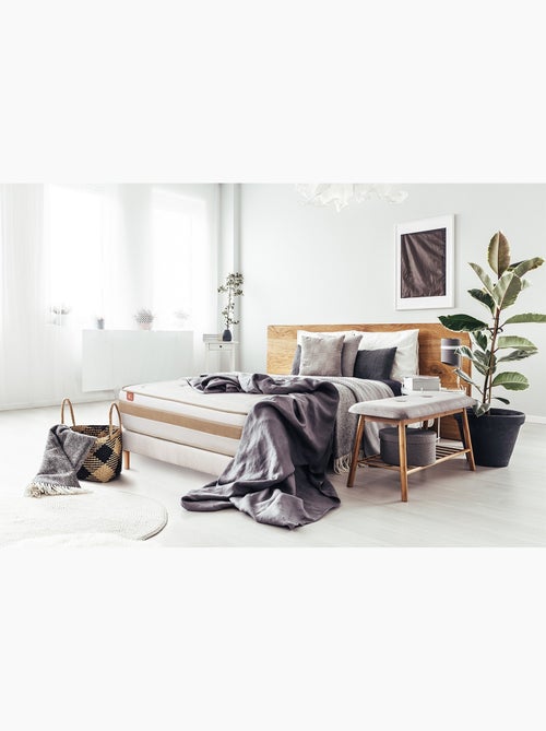 Pack Prêt à dormir avec Matelas Ressorts ensachés et mémoire de forme Marmottes & Co - Kiabi