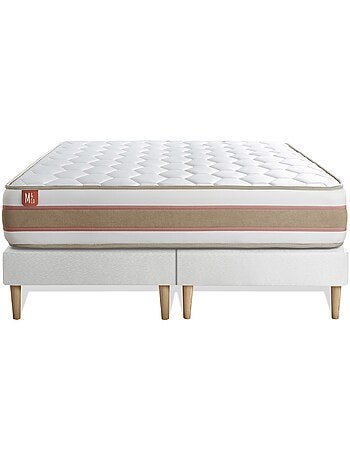 Pack Prêt à dormir avec Matelas Ressorts ensachés et mémoire de forme Marmottes & Co