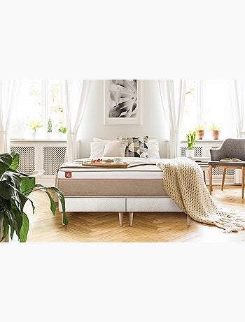 Pack Prêt à dormir avec Matelas Ressorts ensachés et mémoire de forme Marmottes & Co