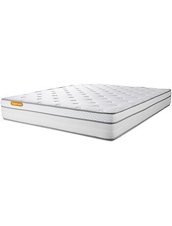 Pack Prêt à dormir avec Matelas Ressorts ensachés et mémoire de forme Septnuits