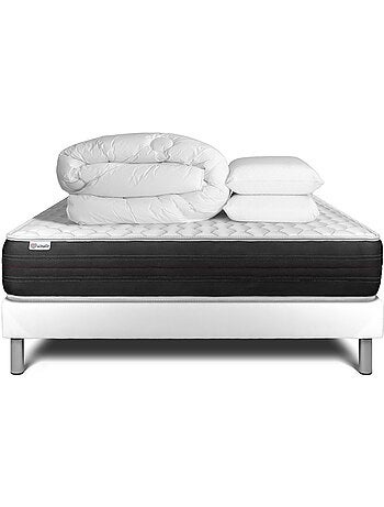 Pack Prêt à dormir avec Matelas Ressorts ensachés VITALIT