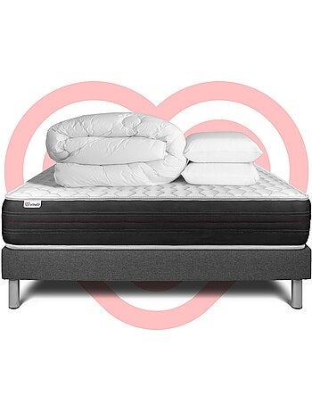 Pack Prêt à dormir avec Matelas Ressorts ensachés VITALIT
