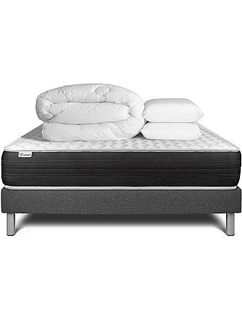 Pack Prêt à dormir avec Matelas Ressorts ensachés VITALIT
