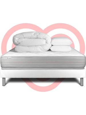 Matelas Mémoire De Forme VITALMEMO BACK 200x200 Cm – Épaisseur 26 Cm, Densité 55 Kg/m³ – Confort équilibré – Livré Roulé