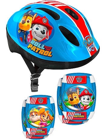 Pack protection Casque vélo pat patrouille garçon