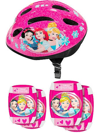Pack protection vélo princesses genouillères et casque