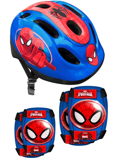 Pack protection vélo spiderman - Kiabi Pack protection vélo spiderman - Kiabi