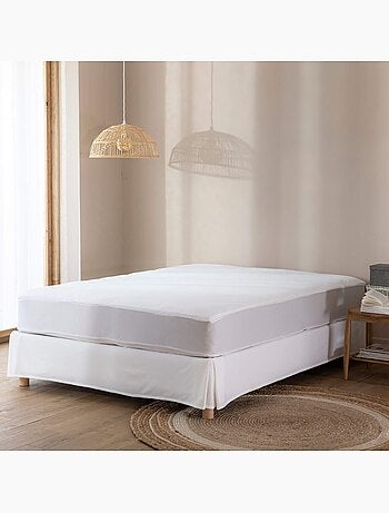 Pack protège matelas et protège oreillers bouclette imperméable - Terre de Nuit