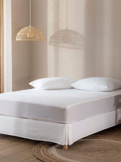 Pack protège matelas et protège oreillers bouclette imperméable - Terre de Nuit - Kiabi