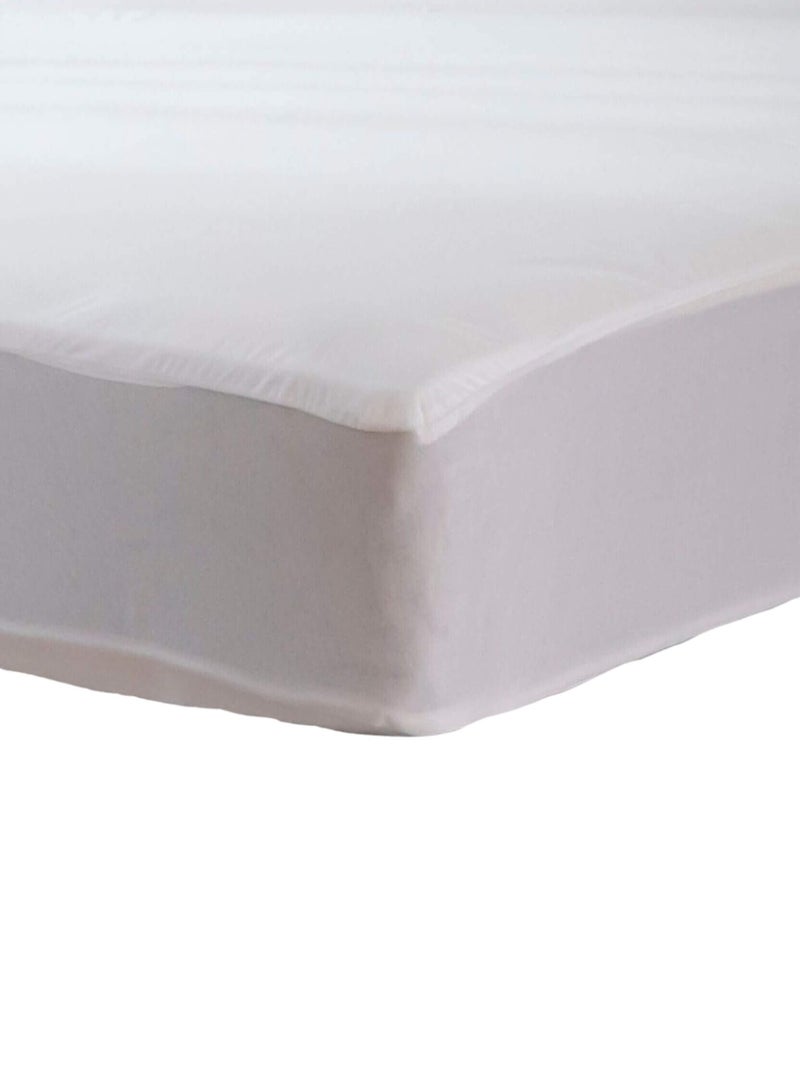 Pack protège matelas et protège oreillers bouclette imperméable - Terre de Nuit Blanc - Kiabi