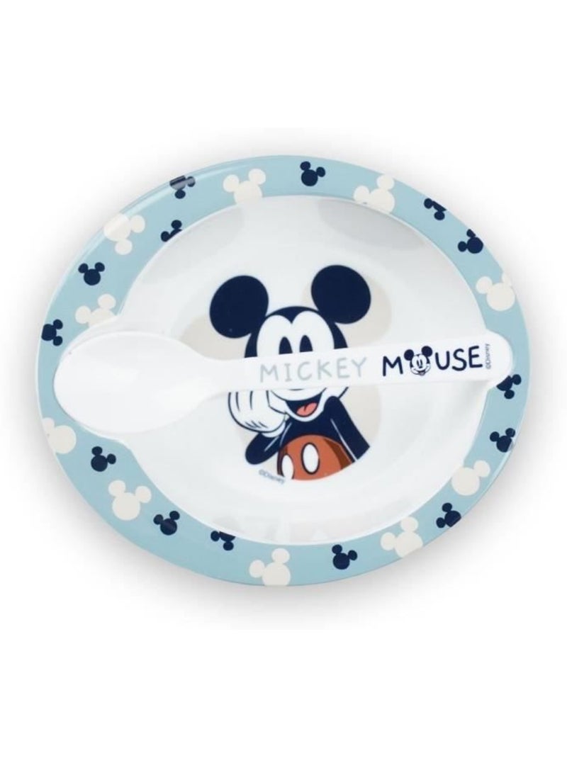 Pack repas 1er âge mickey Bleu - Kiabi