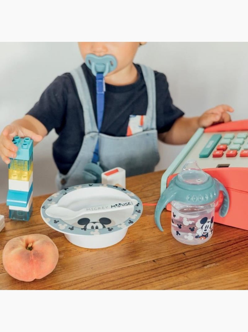 Pack repas 1er âge mickey Bleu - Kiabi