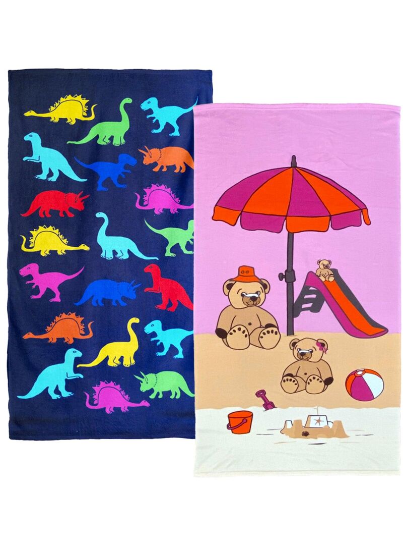 Serviette De Plage Microfibre 75x150 Cm - Séchage Rapide, Légère, Résistante Au Sable - Pour Enfant, Voyage, Piscine