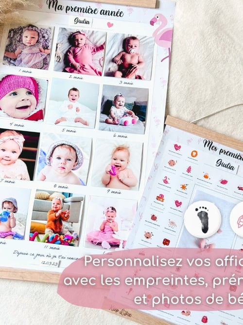 Pack Souvenirs Bébé Complet - My Memories - Flamant - Kiabi