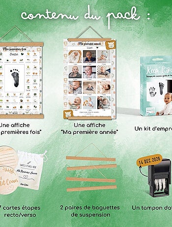 Pack Souvenirs Bébé Complet - My Memories - Renard