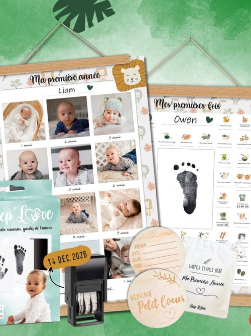 Pack Souvenirs Bébé Complet - My Memories - Lion - Kiabi