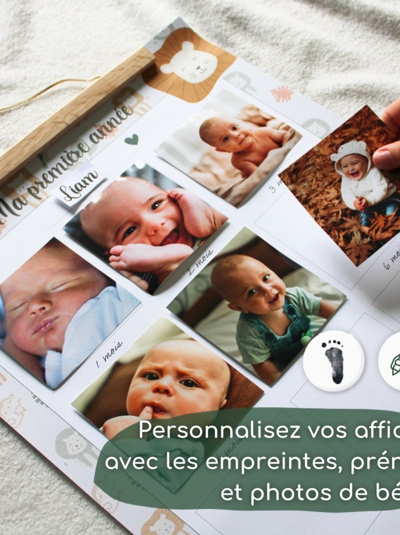 Pack Souvenirs Bébé Complet - My Memories - Lion Vert - Kiabi