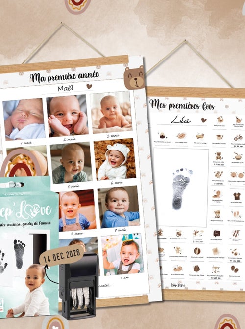 Pack Souvenirs Bébé Complet - My Memories - Ourson - Kiabi