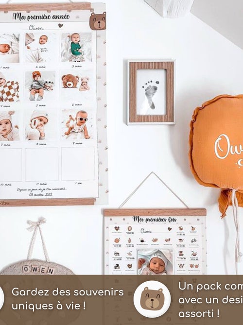 Pack Souvenirs Bébé Complet - My Memories - Ourson - Kiabi