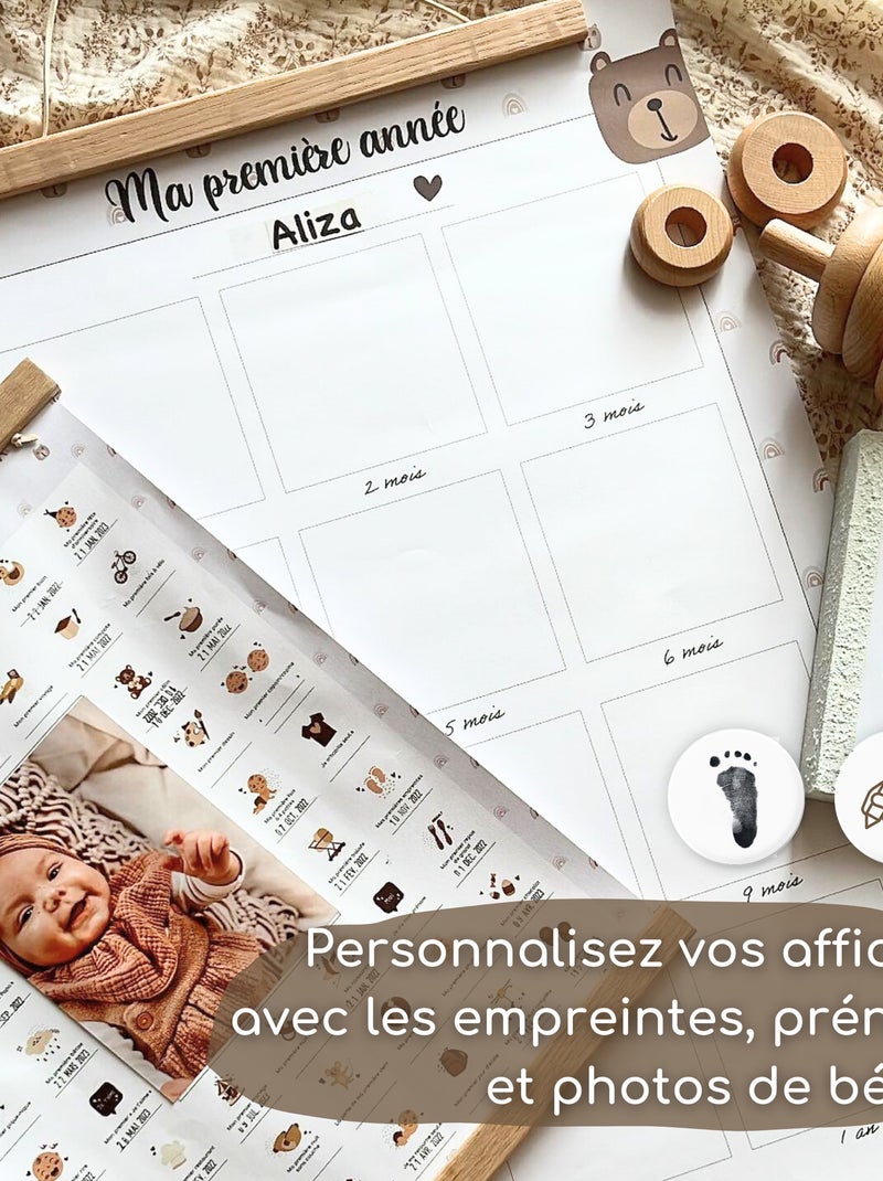 Pack Souvenirs Bébé Complet - My Memories - Ourson Beige - Kiabi