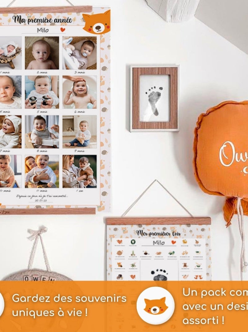 Pack Souvenirs Bébé Complet - My Memories - Renard Orange - Kiabi