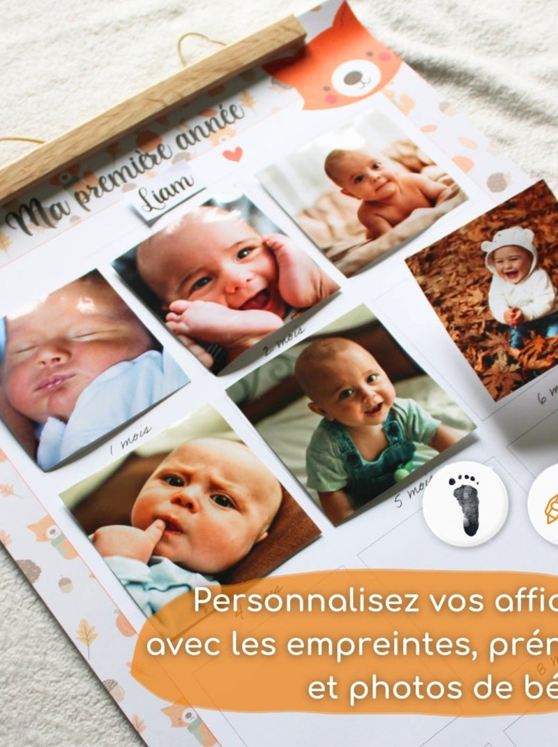 Pack Souvenirs Bébé Complet - My Memories - Renard Orange - Kiabi